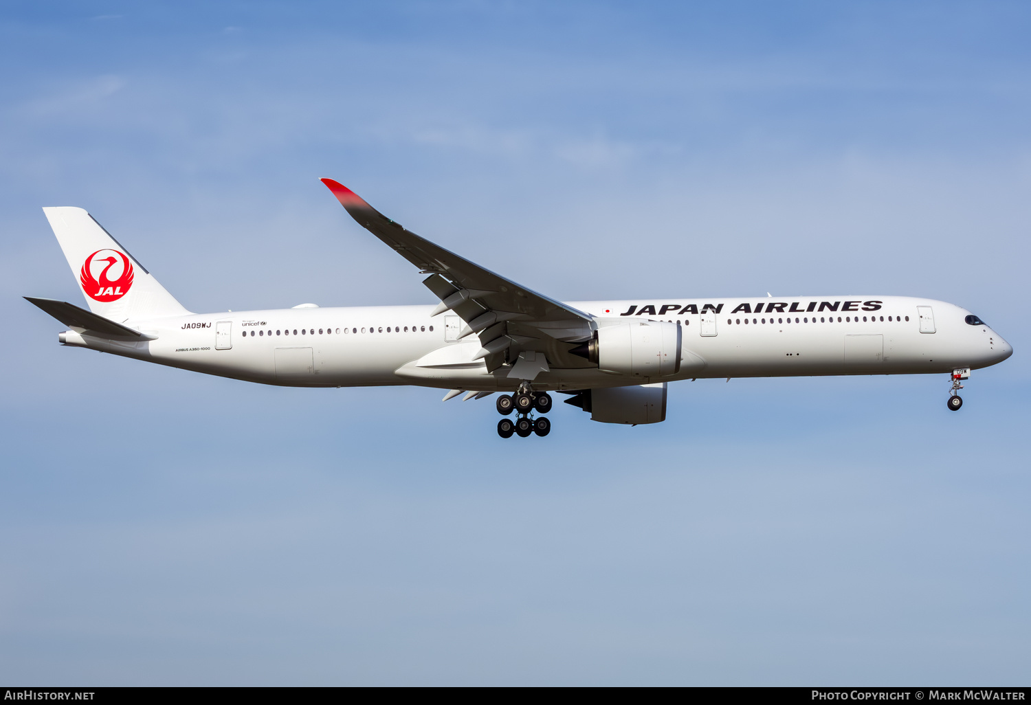 Aircraft Photo of JA09WJ | Airbus A350-1041 | Japan Airlines - JAL | AirHistory.net #787740