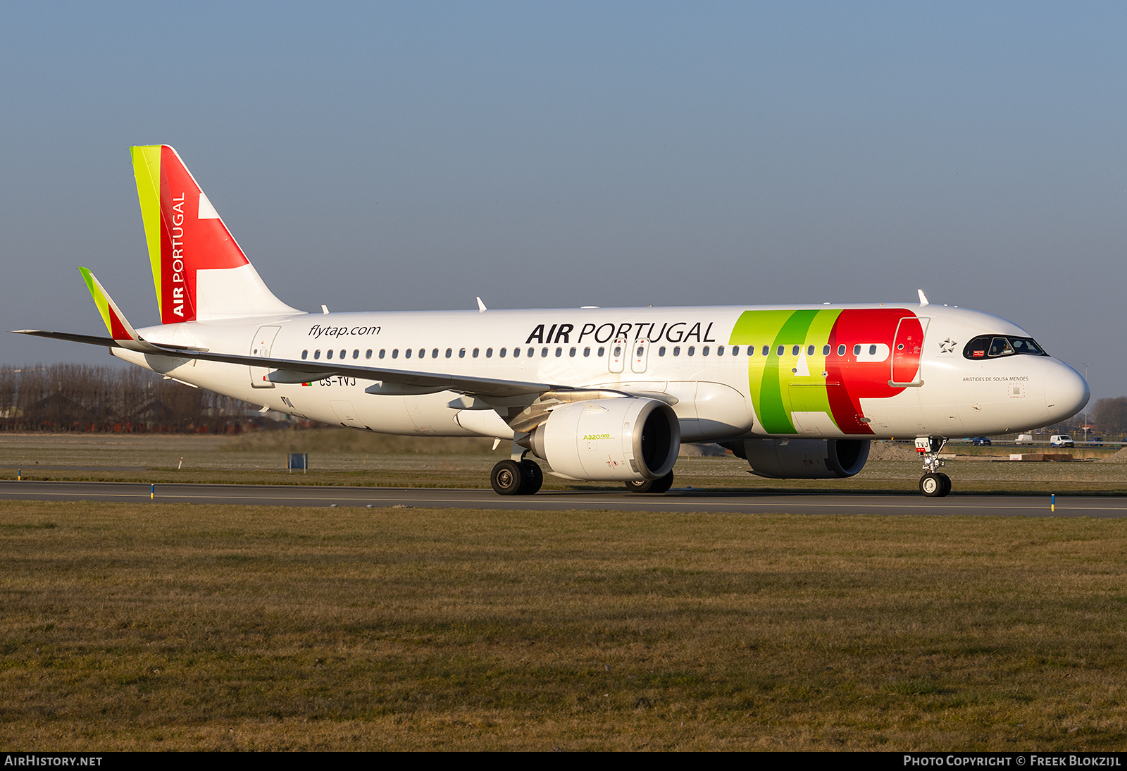 Aircraft Photo of CS-TVJ | Airbus A320-251N | TAP Air Portugal | AirHistory.net #787752