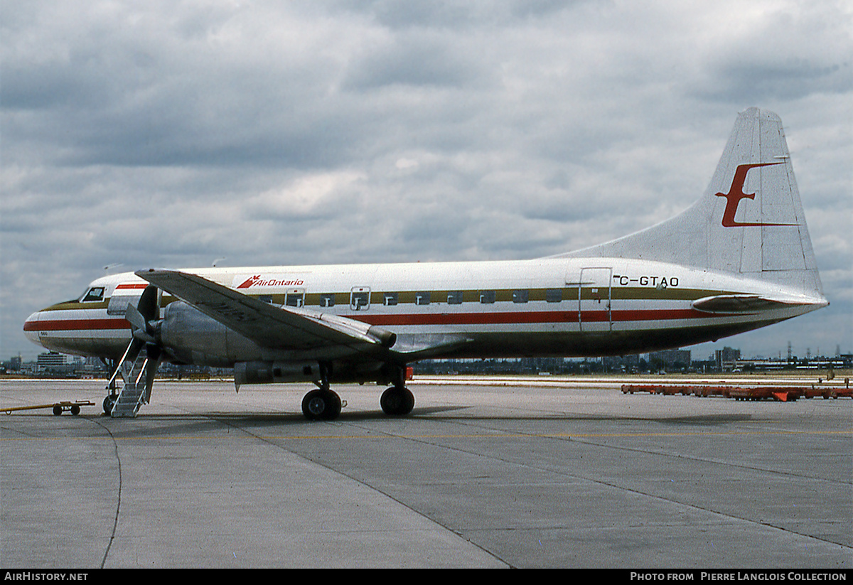 Aircraft Photo of C-GTAO | Convair 580 | Air Ontario | AirHistory.net #787763