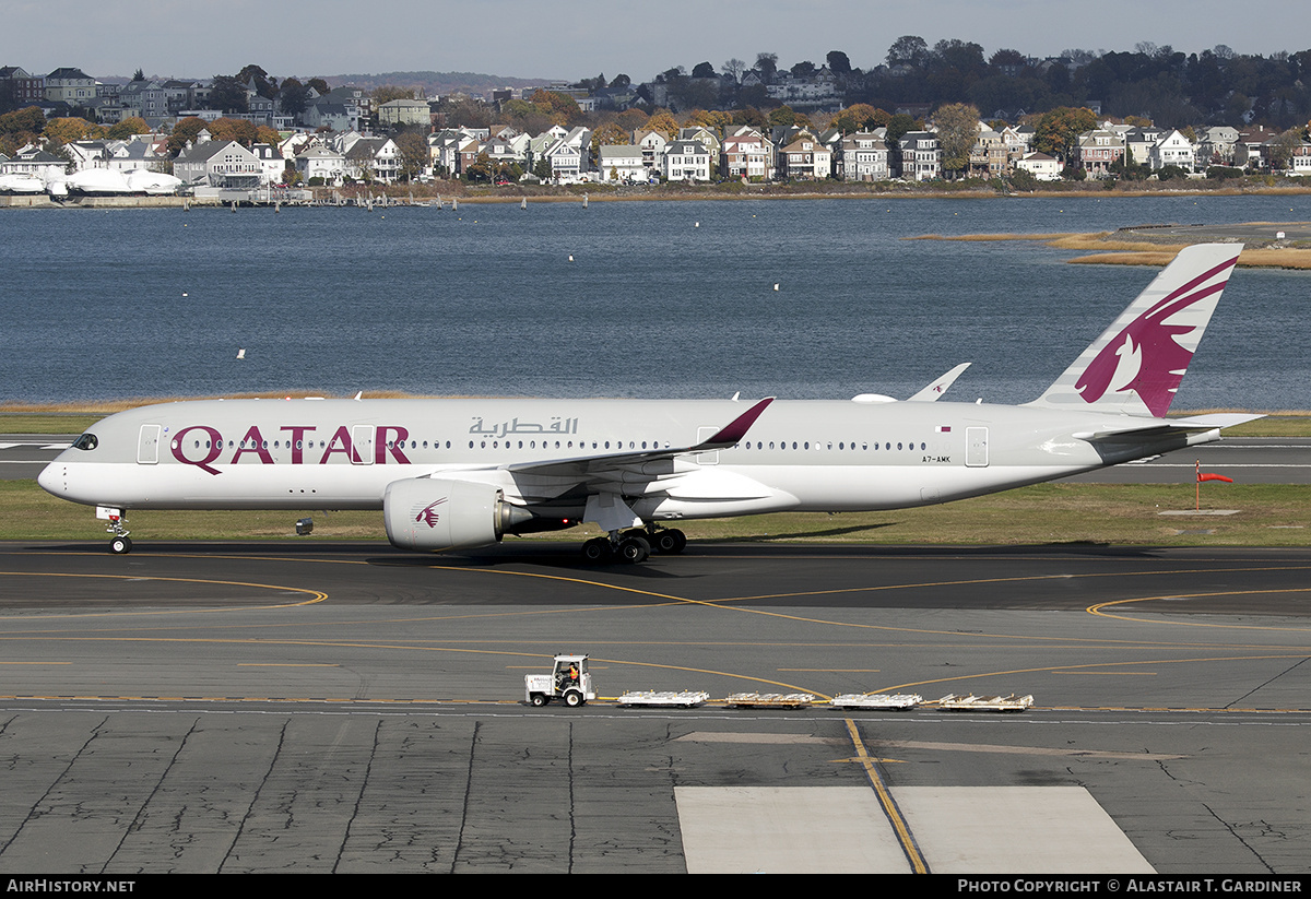 Aircraft Photo of A7-AMK | Airbus A350-941 | Qatar Airways | AirHistory.net #787782