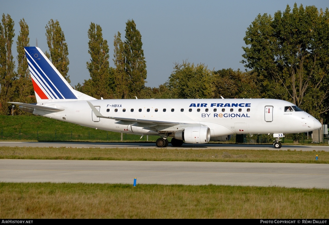 Aircraft Photo of F-HBXA | Embraer 170LR (ERJ-170-100LR) | Air France | AirHistory.net #787788