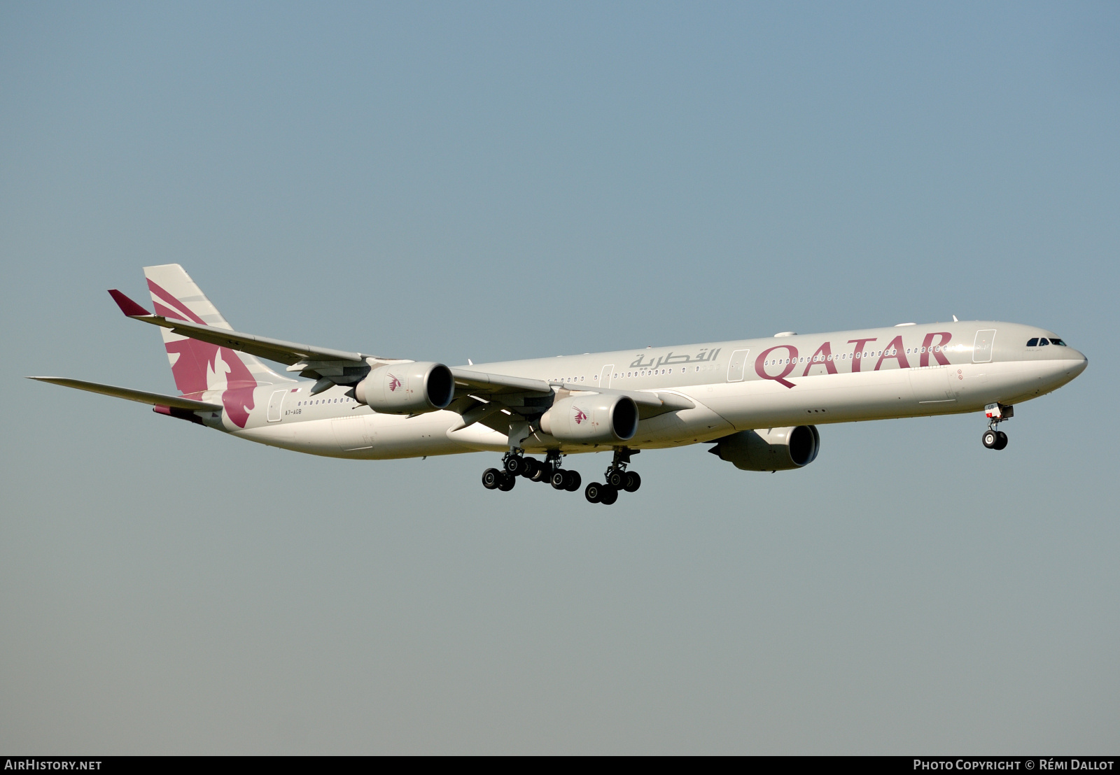 Aircraft Photo of A7-AGB | Airbus A340-642 | Qatar Airways | AirHistory.net #787803