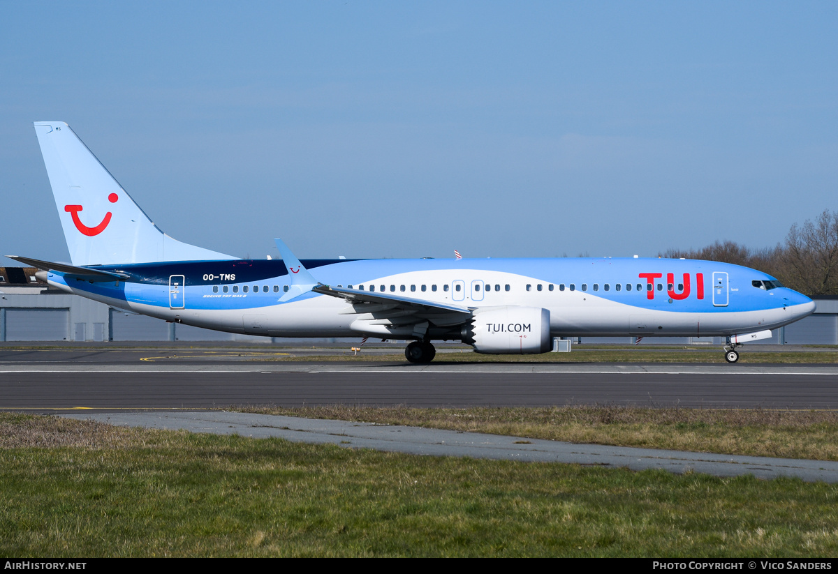 Aircraft Photo of OO-TMS | Boeing 737-8 Max 8 | TUI | AirHistory.net #787814
