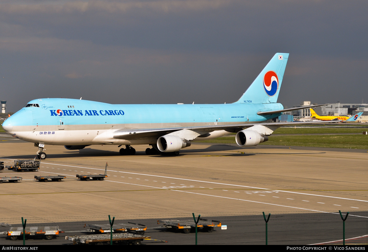 Aircraft Photo of HL7434 | Boeing 747-4B5F/SCD | Korean Air Cargo | AirHistory.net #787816