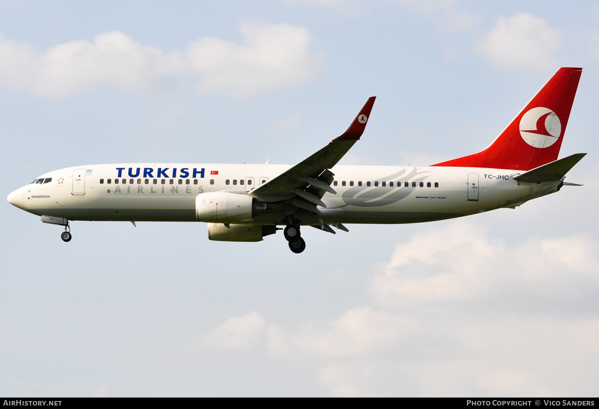 Aircraft Photo of TC-JHC | Boeing 737-8F2 | Turkish Airlines | AirHistory.net #787817