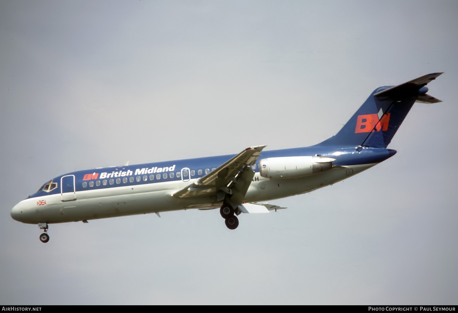 Aircraft Photo of G-BMAH | Douglas DC-9-14 | British Midland Airways - BMA | AirHistory.net #787842