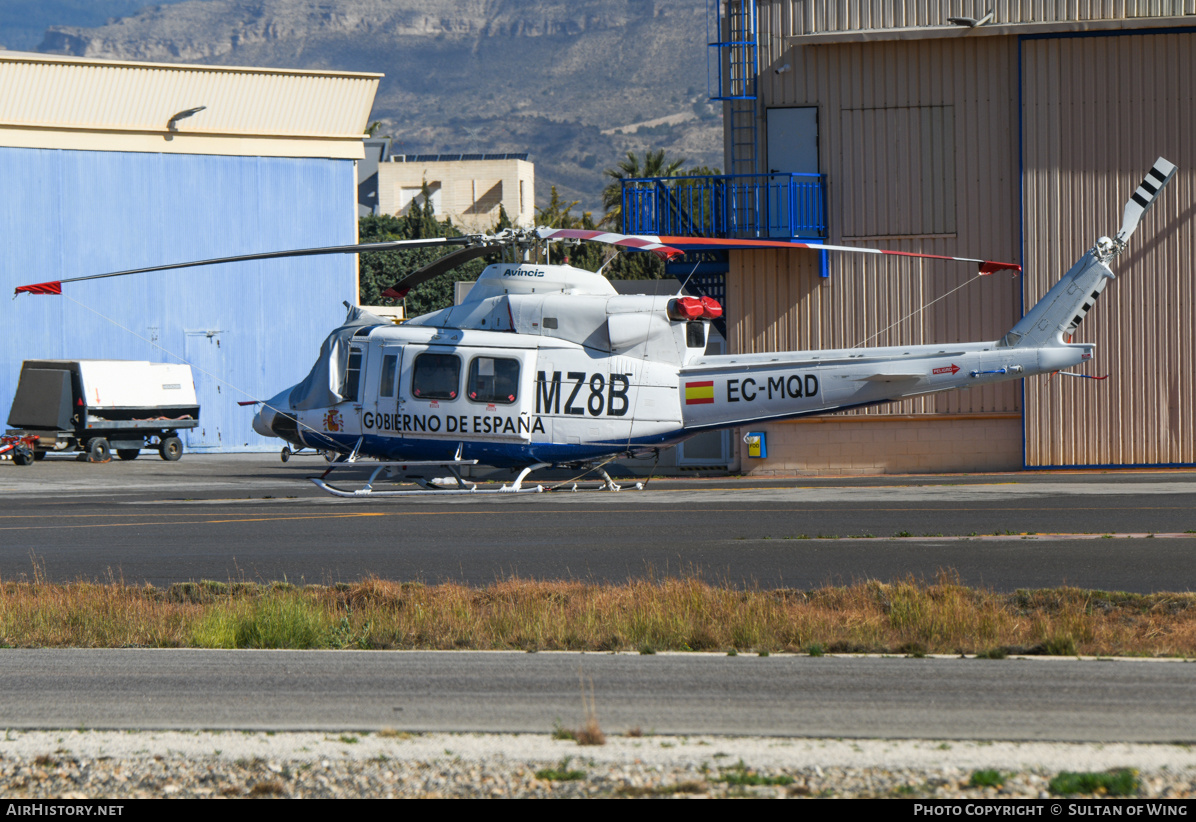 Aircraft Photo of EC-MQD | Bell 412HP | Gobierno de España | AirHistory.net #787848