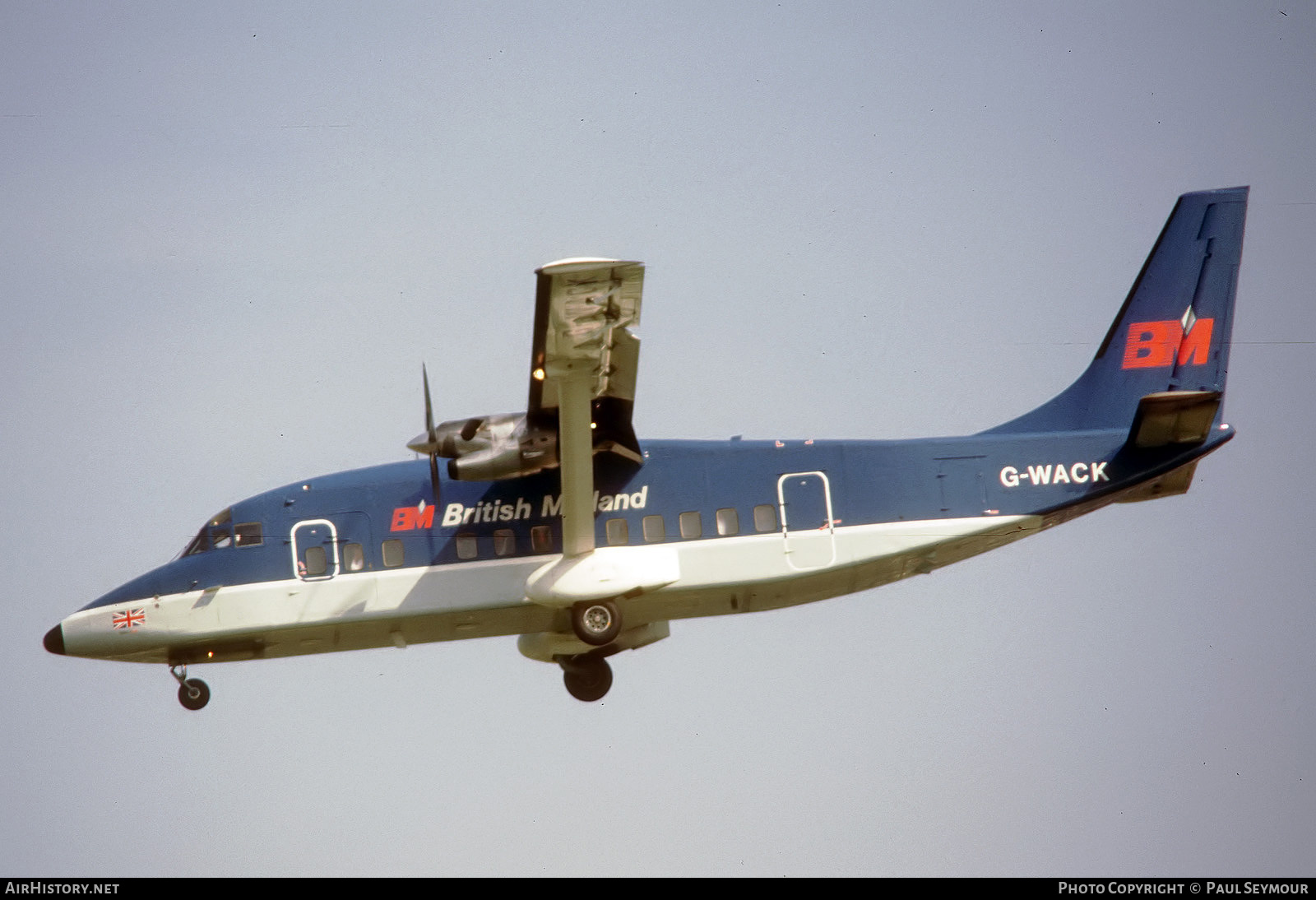 Aircraft Photo of G-WACK | Short 360-100 | British Midland Airways - BMA | AirHistory.net #787857