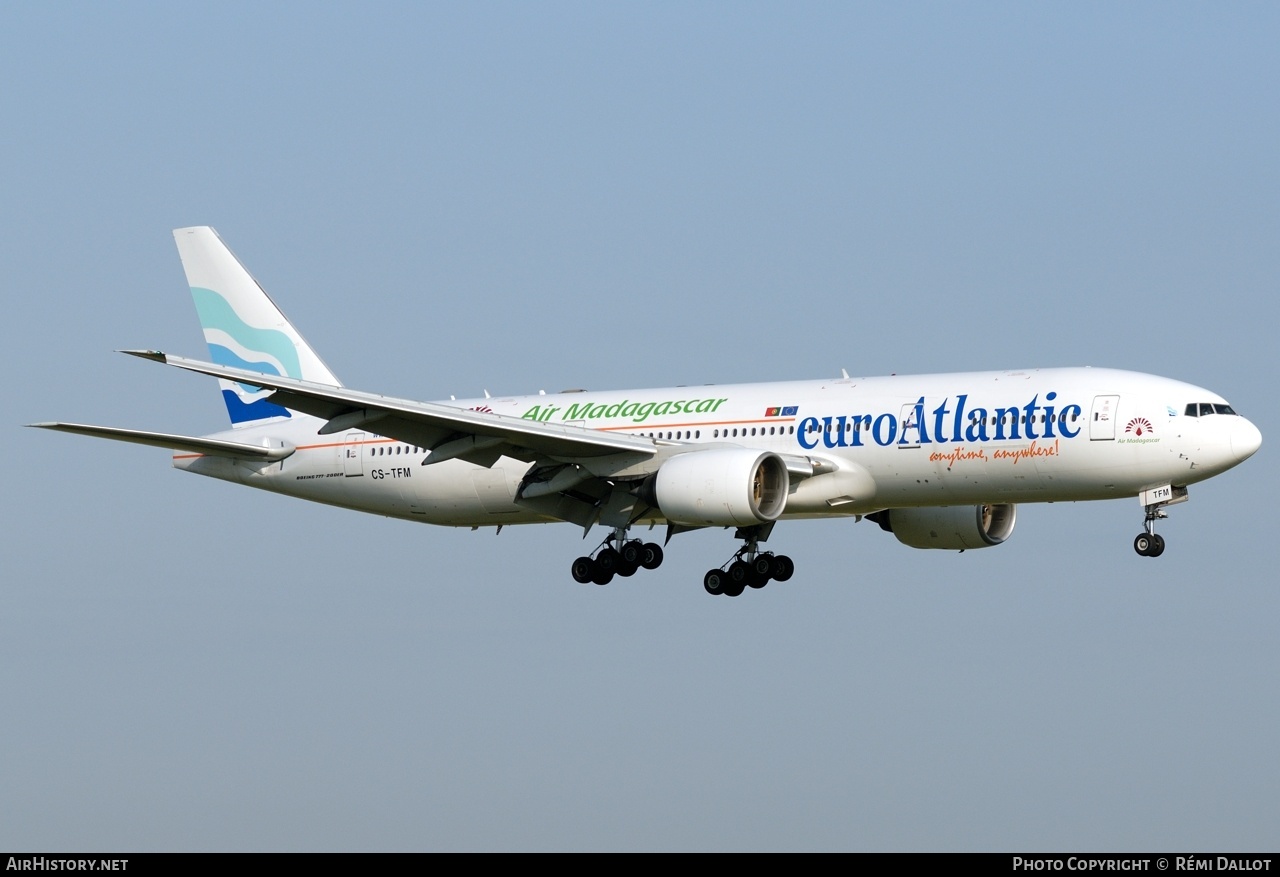 Aircraft Photo of CS-TFM | Boeing 777-212/ER | Euro Atlantic Airways | AirHistory.net #787858
