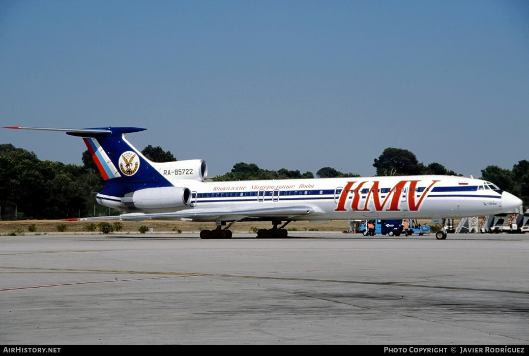 Aircraft Photo of RA-85722 | Tupolev Tu-154M | KMV - Kavkazskie Mineralnye Vody | AirHistory.net #787871