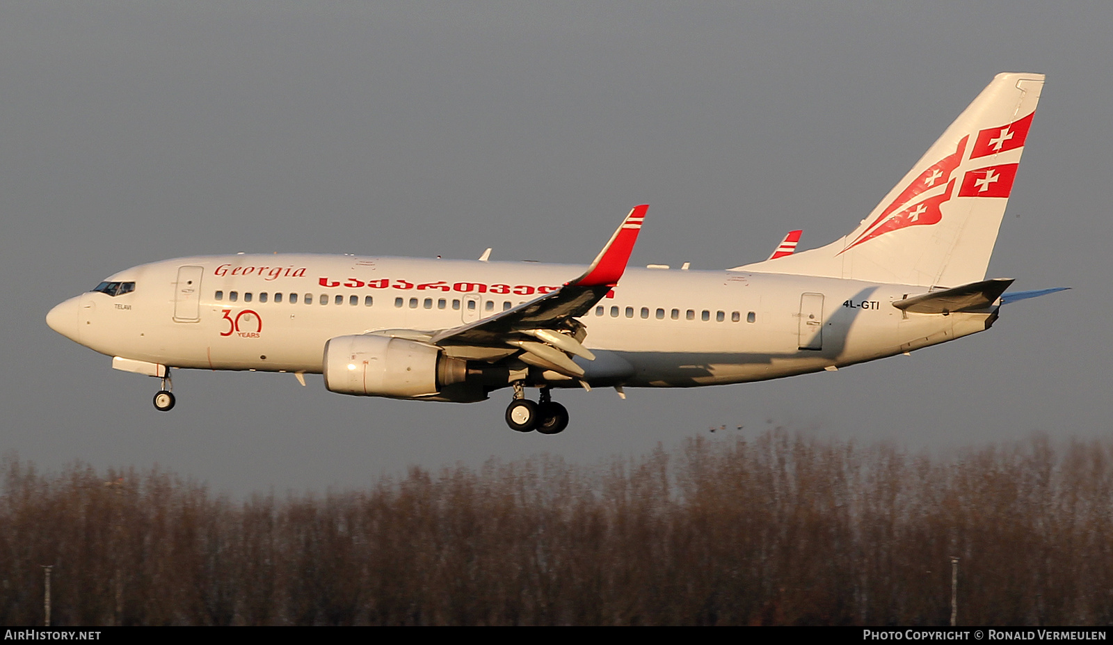 Aircraft Photo of 4L-TGI | Boeing 737-505 | Airzena - Georgian Airways | AirHistory.net #787899