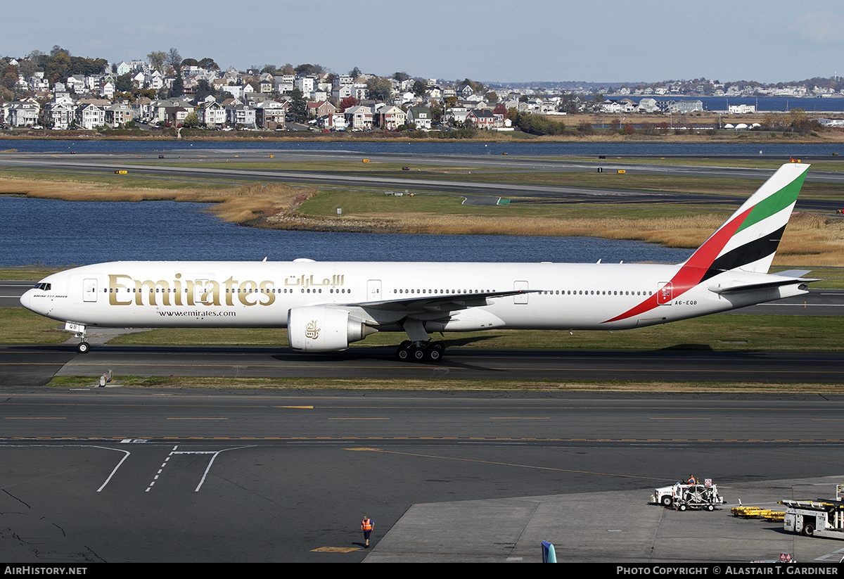 Aircraft Photo of A6-EQB | Boeing 777-300/ER | Emirates | AirHistory.net #787960