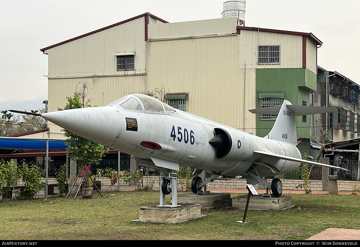 Aircraft Photo of 4506 / 36-8565 | Lockheed F-104J Starfighter | Taiwan - Air Force | AirHistory.net #788000
