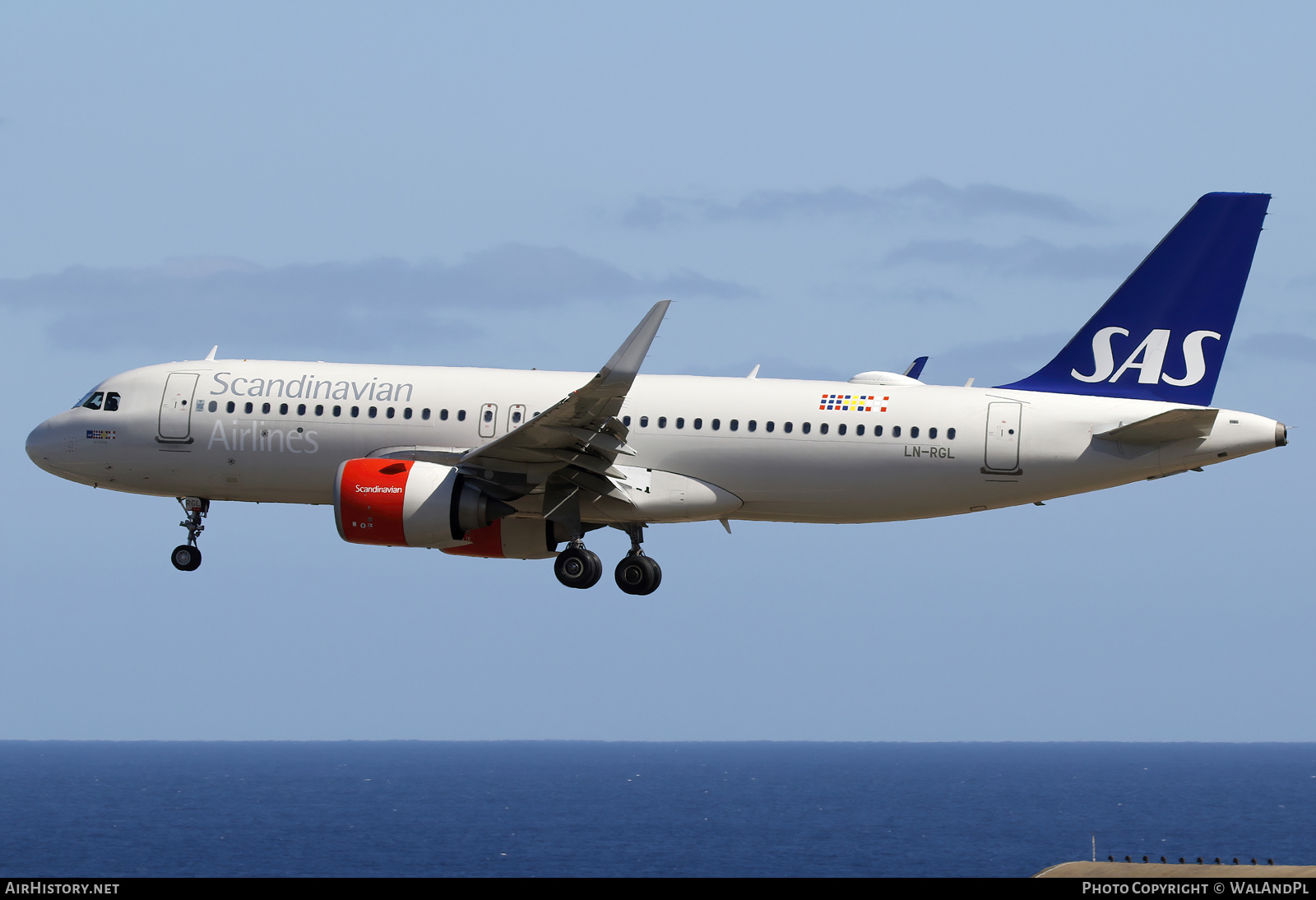 Aircraft Photo of LN-RGL | Airbus A320-251N | Scandinavian Airlines - SAS | AirHistory.net #788014