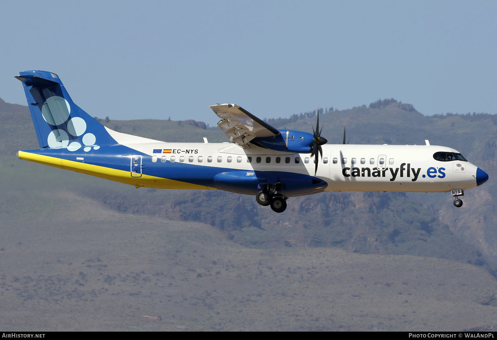 Aircraft Photo of EC-NYS | ATR ATR-72-500 (ATR-72-212A) | Canaryfly | AirHistory.net #788015