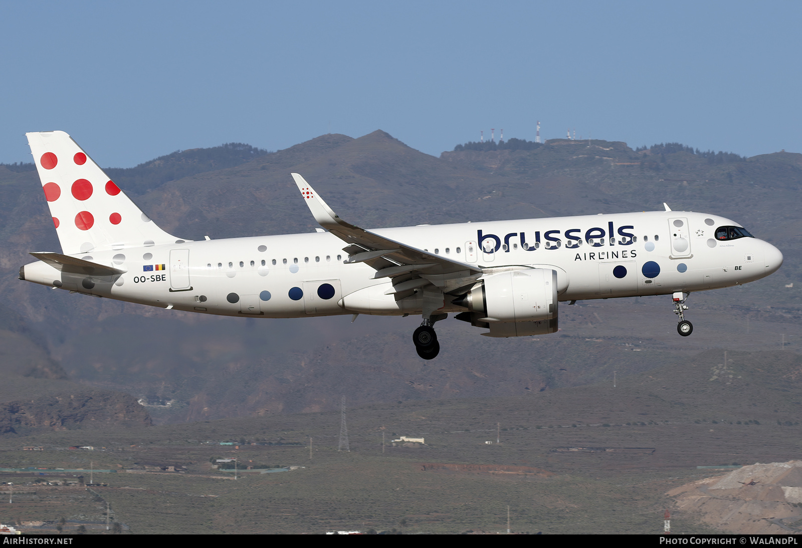 Aircraft Photo of OO-SBE | Airbus A320-251N | Brussels Airlines | AirHistory.net #788017