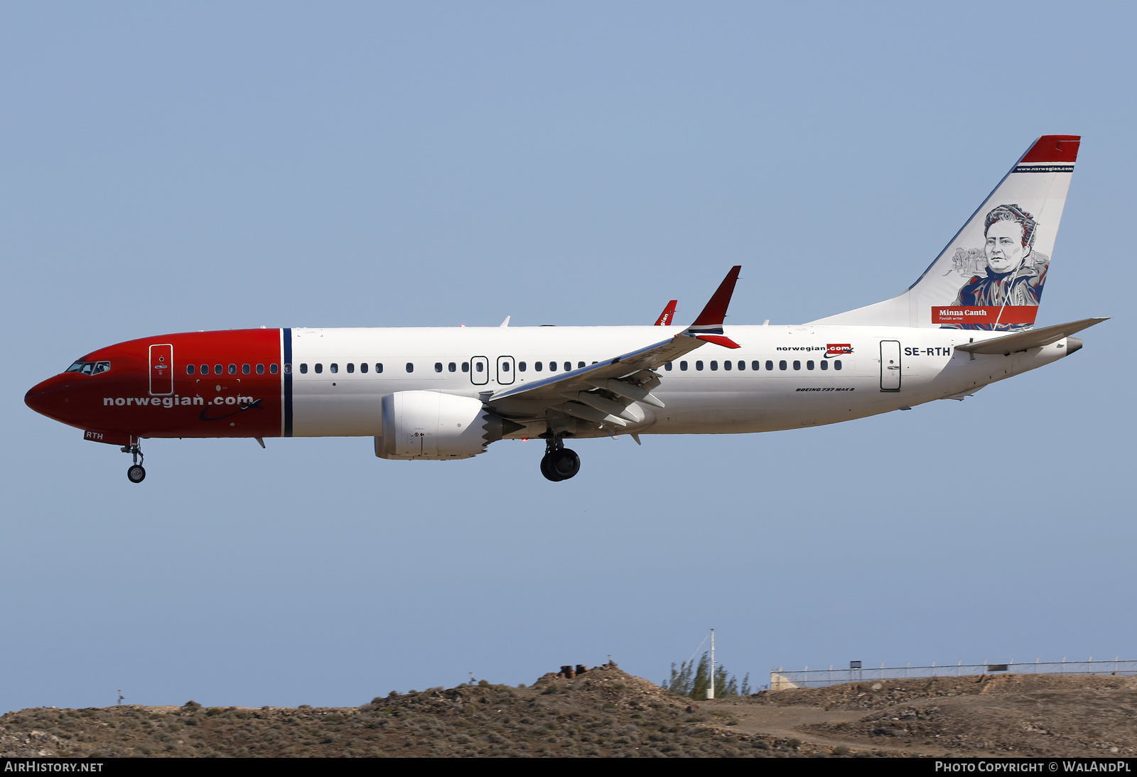 Aircraft Photo of SE-RTH | Boeing 737-8 Max 8 | Norwegian | AirHistory.net #788032