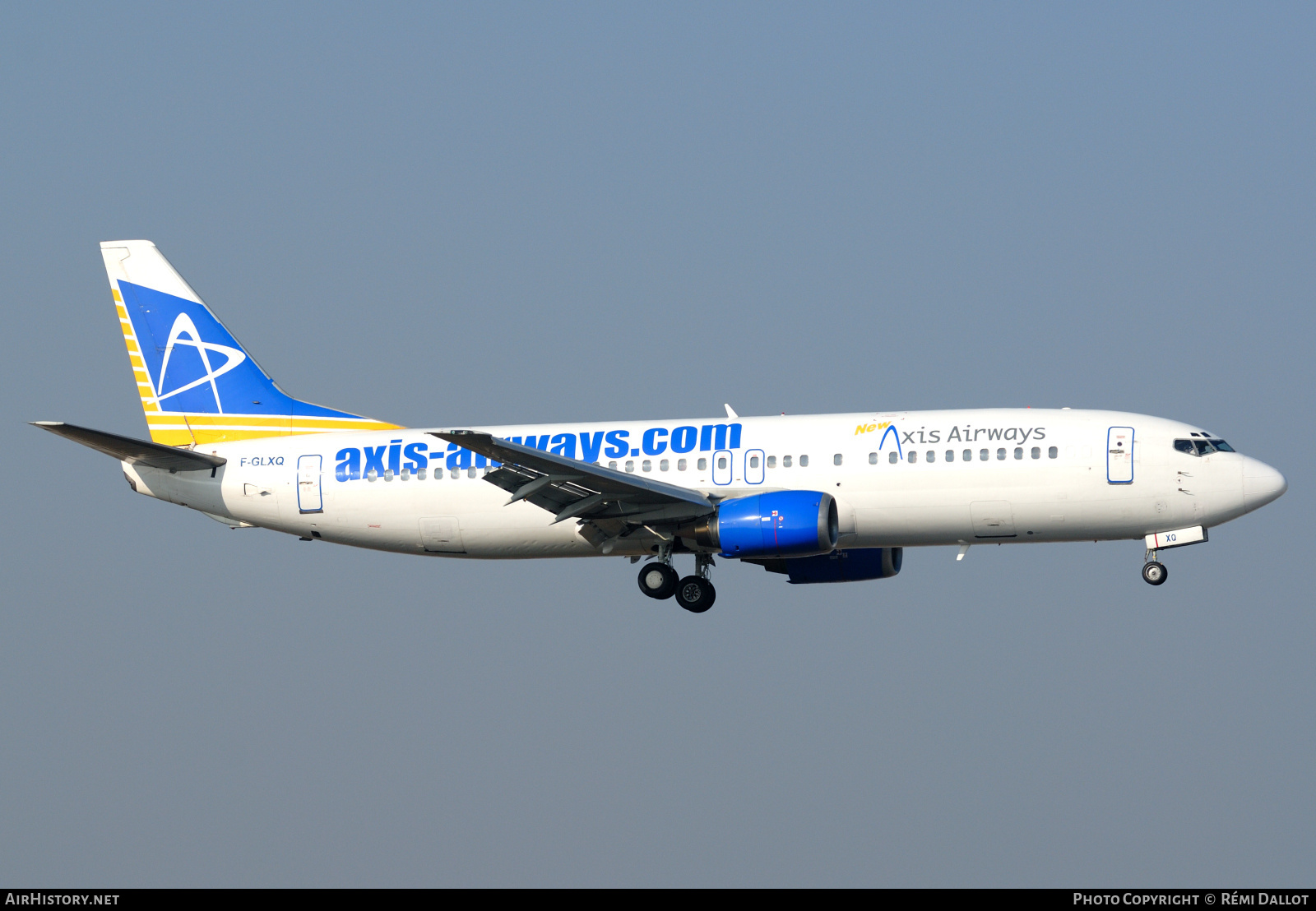 Aircraft Photo of F-GLXQ | Boeing 737-4Y0 | New Axis Airways | AirHistory.net #788054