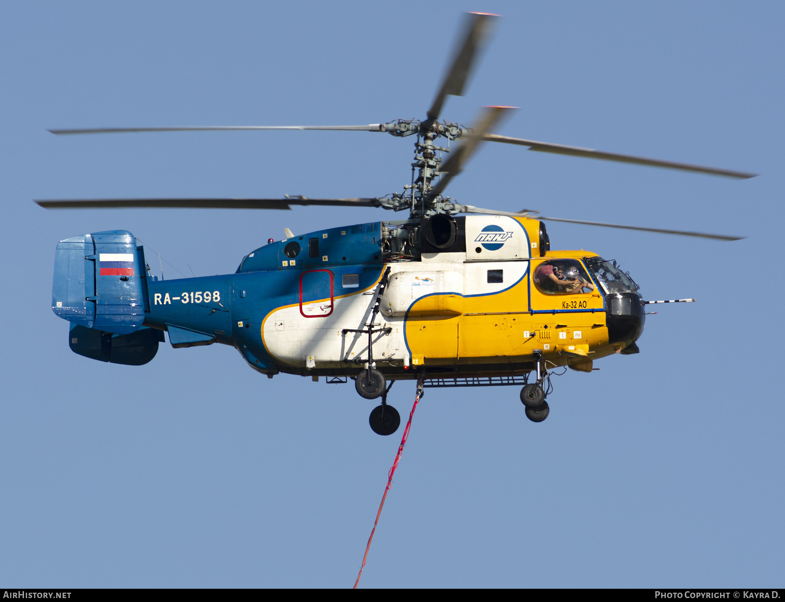 Aircraft Photo of RA-31598 | Kamov Ka-32AO | PANKh | AirHistory.net #788225