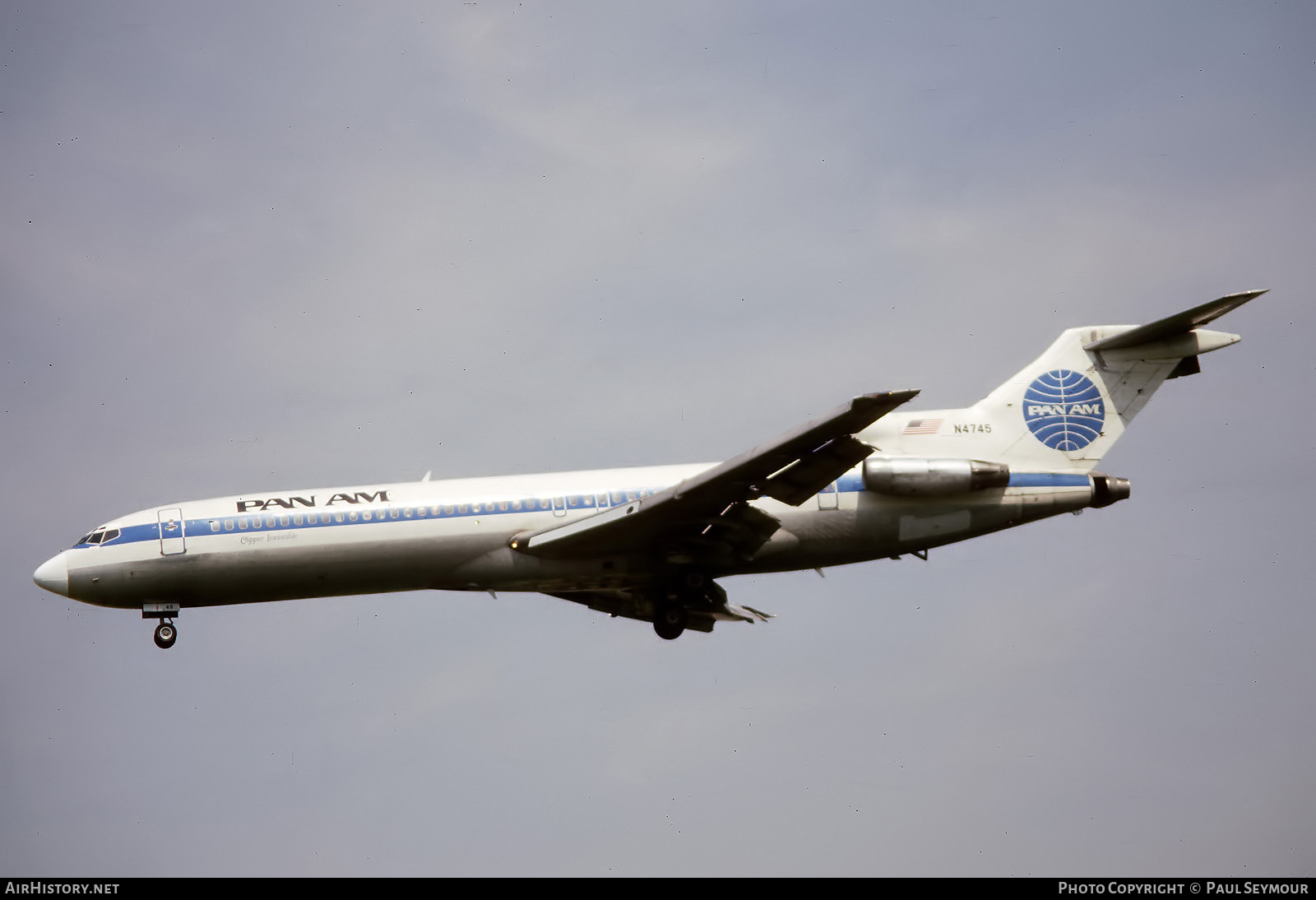 Aircraft Photo of N4745 | Boeing 727-235 | Pan American World Airways - Pan Am | AirHistory.net #788226