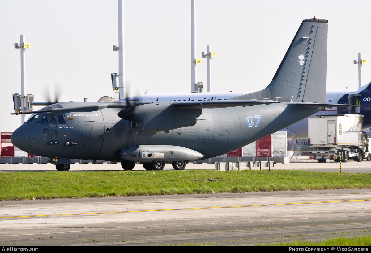 Aircraft Photo of 07 | Alenia C-27J Spartan | Lithuania - Air Force | AirHistory.net #788244