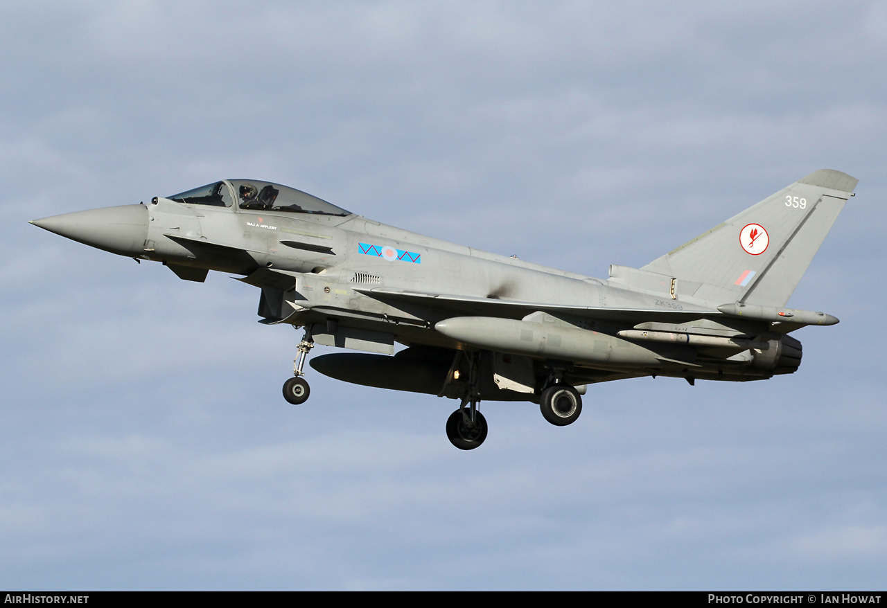 Aircraft Photo of ZK359 | Eurofighter EF-2000 Typhoon FGR4 | UK - Air Force | AirHistory.net #788271