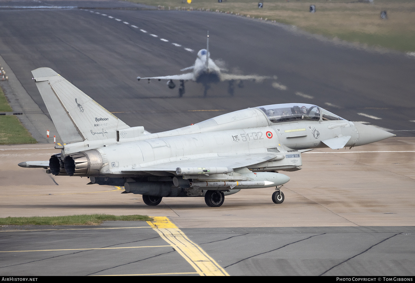 Aircraft Photo of MM55132 | Eurofighter TF-2000A Typhoon | Italy - Air Force | AirHistory.net #788349