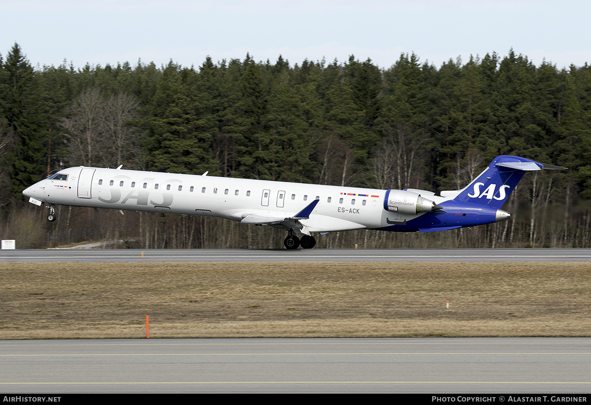 Aircraft Photo of ES-ACK | Bombardier CRJ-900LR (CL-600-2D24) | Scandinavian Airlines - SAS | AirHistory.net #788362