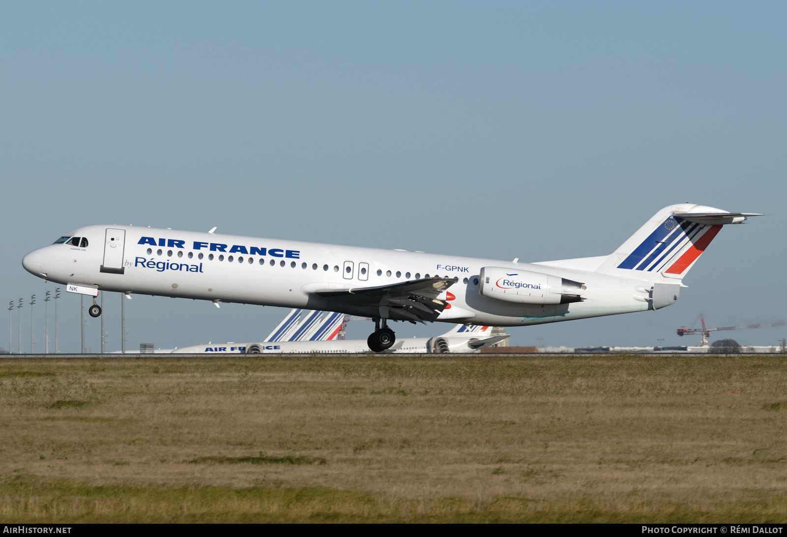 Aircraft Photo of F-GPNK | Fokker 100 (F28-0100) | Air France | AirHistory.net #788411