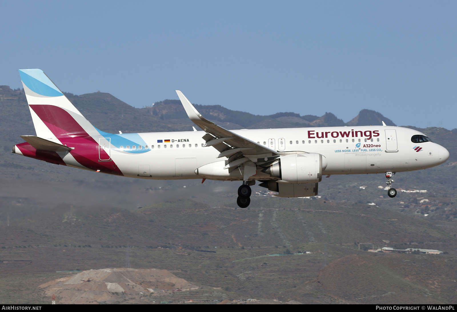 Aircraft Photo of D-AENA | Airbus A320-251N | Eurowings | AirHistory.net #788461