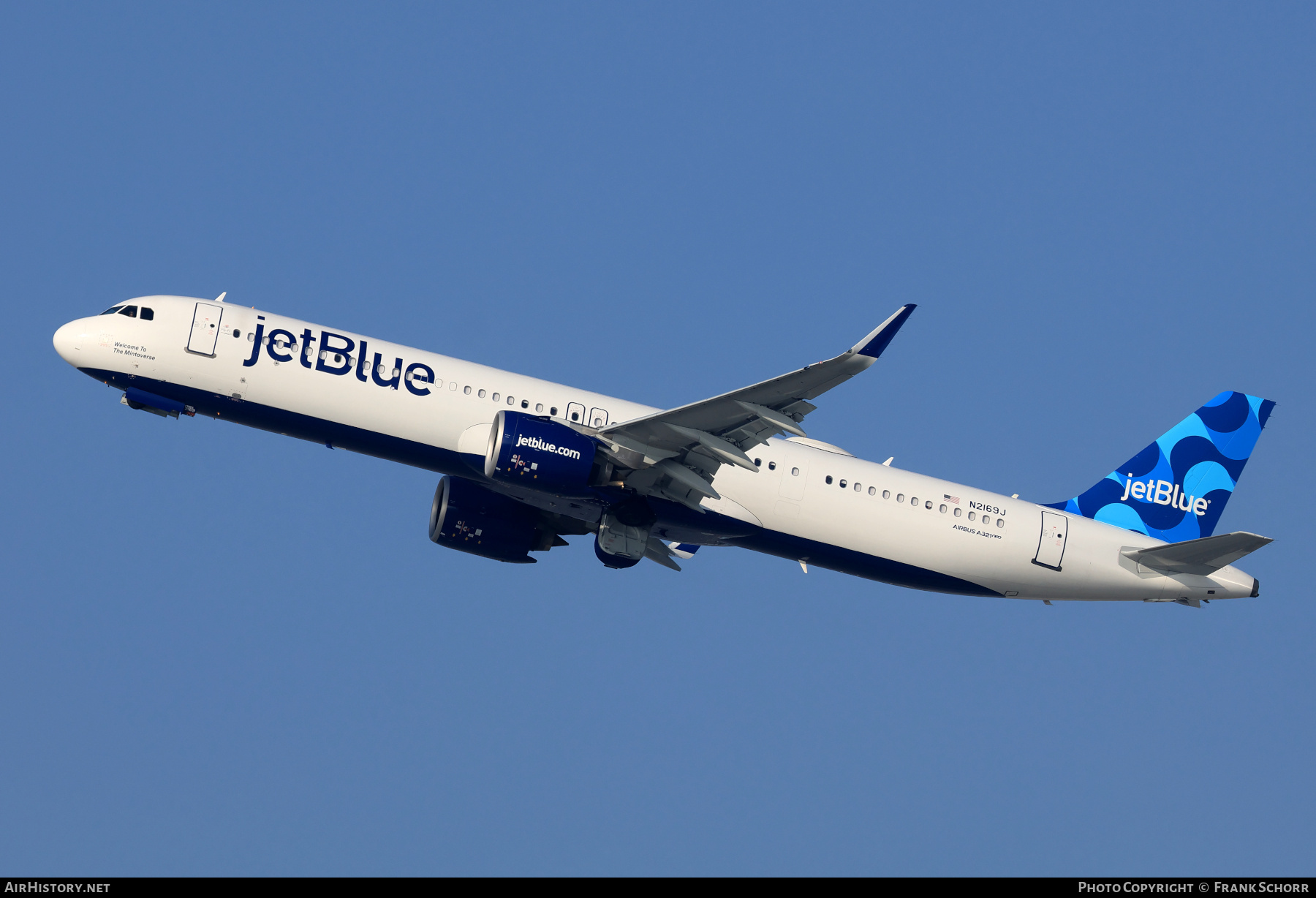 Aircraft Photo of N2169J | Airbus A321-271NX | JetBlue Airways | AirHistory.net #788466