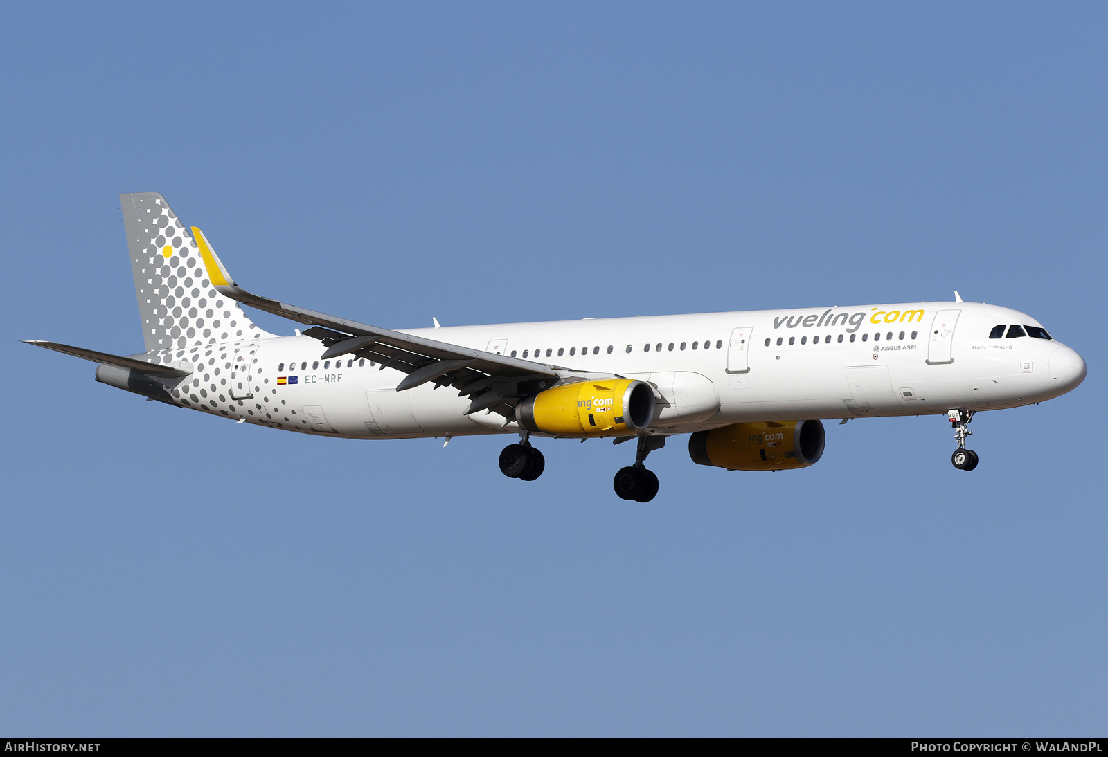 Aircraft Photo of EC-MRF | Airbus A321-231 | Vueling Airlines | AirHistory.net #788467