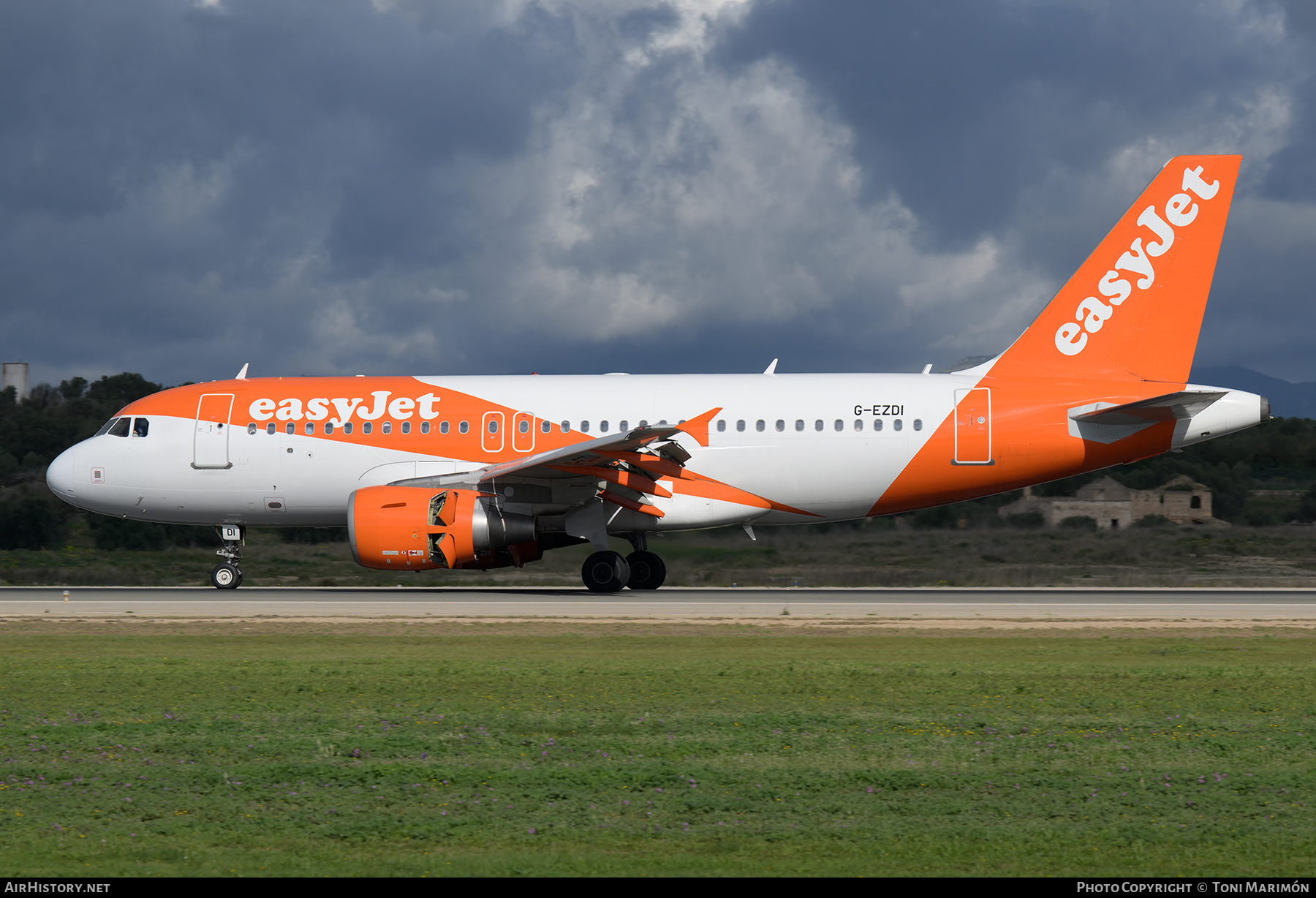 Aircraft Photo of G-EZDI | Airbus A319-111 | EasyJet | AirHistory.net #788481