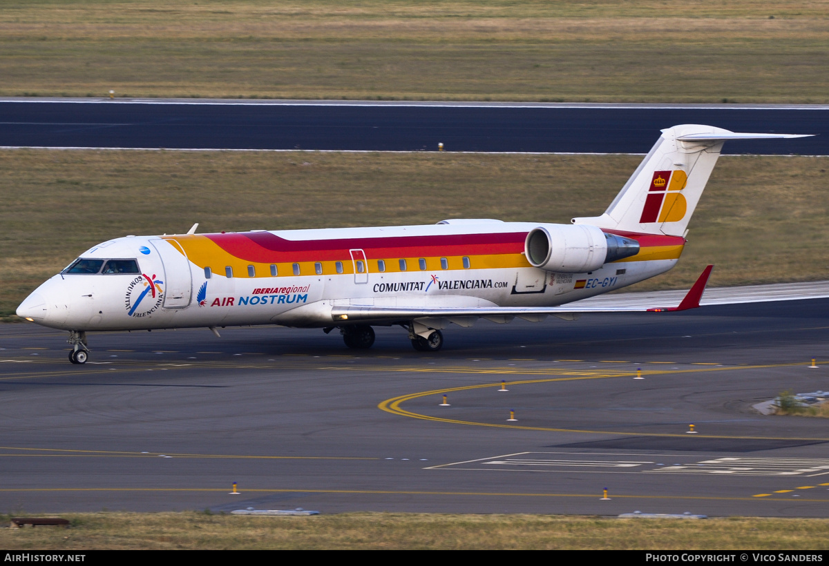 Aircraft Photo of EC-GYI | Bombardier CRJ-200ER (CL-600-2B19) | Iberia Regional | AirHistory.net #788511