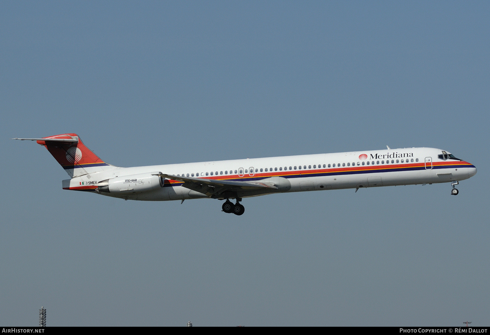 Aircraft Photo of I-SMEV | McDonnell Douglas MD-82 (DC-9-82) | Meridiana | AirHistory.net #788564