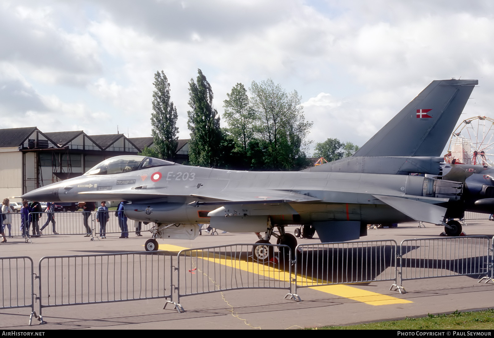 Aircraft Photo of E-203 | General Dynamics F-16A Fighting Falcon | Denmark - Air Force | AirHistory.net #788577