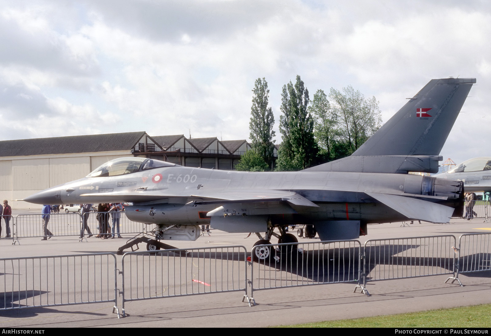Aircraft Photo of E-600 | General Dynamics F-16A Fighting Falcon | Denmark - Air Force | AirHistory.net #788615