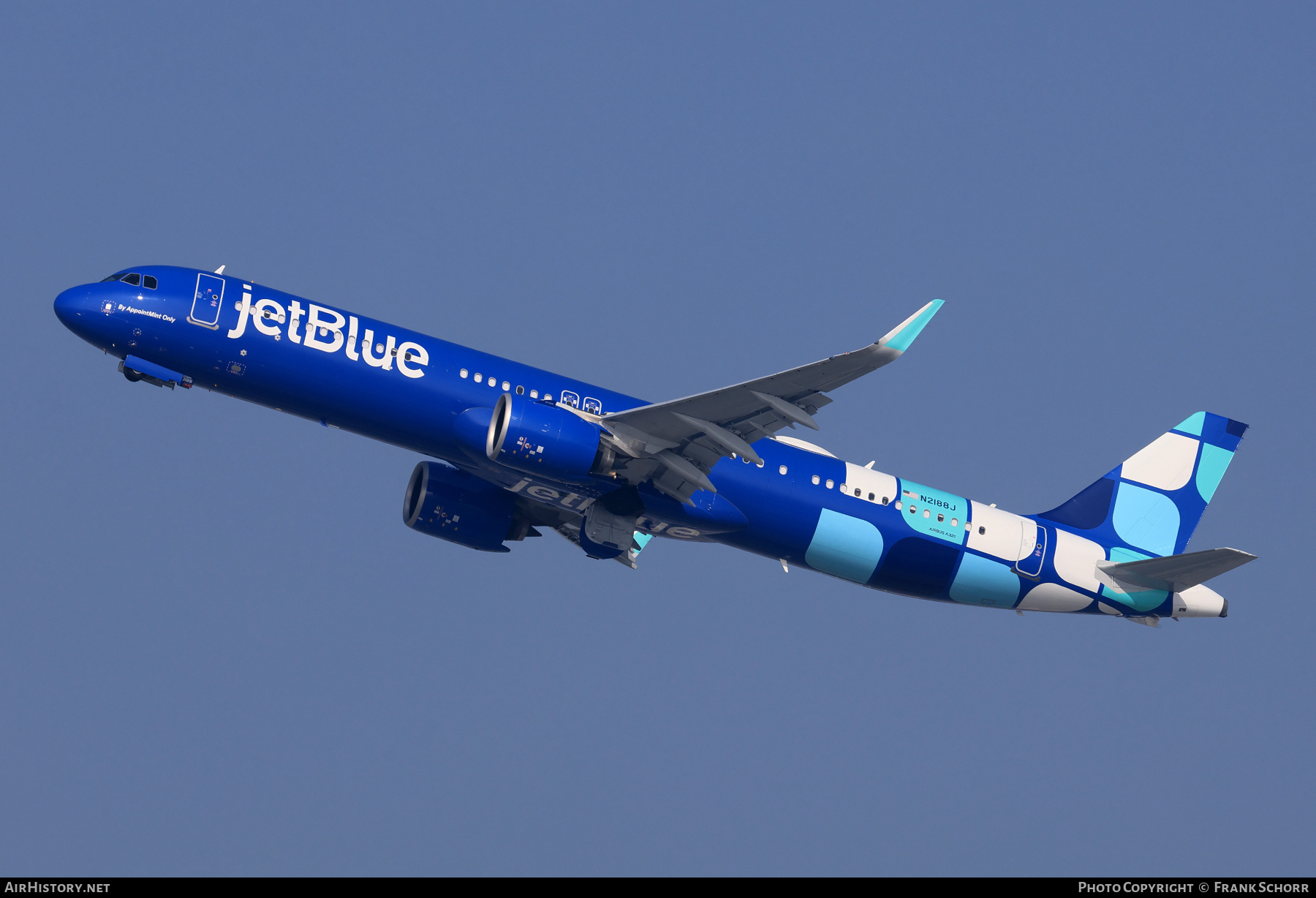 Aircraft Photo of N2188J | Airbus A321-271NX | JetBlue Airways | AirHistory.net #788635