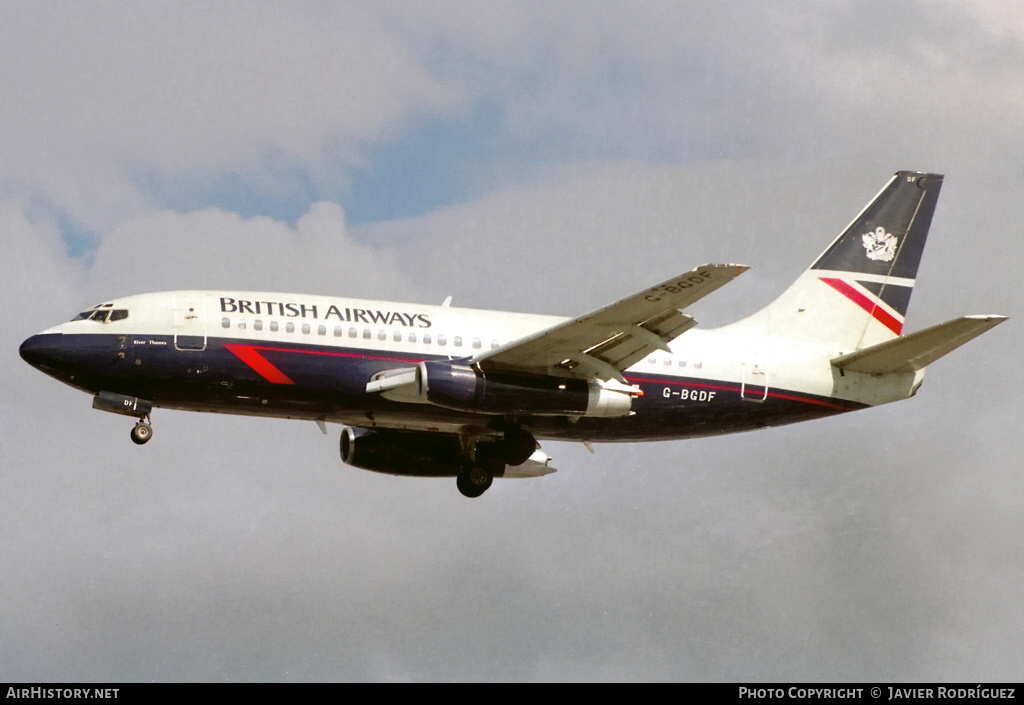 Aircraft Photo of G-BGDF | Boeing 737-236/Adv | British Airways | AirHistory.net #788641