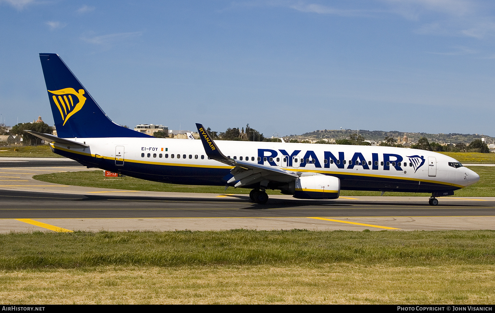 Aircraft Photo of EI-FOY | Boeing 737-8AS | Ryanair | AirHistory.net #788686