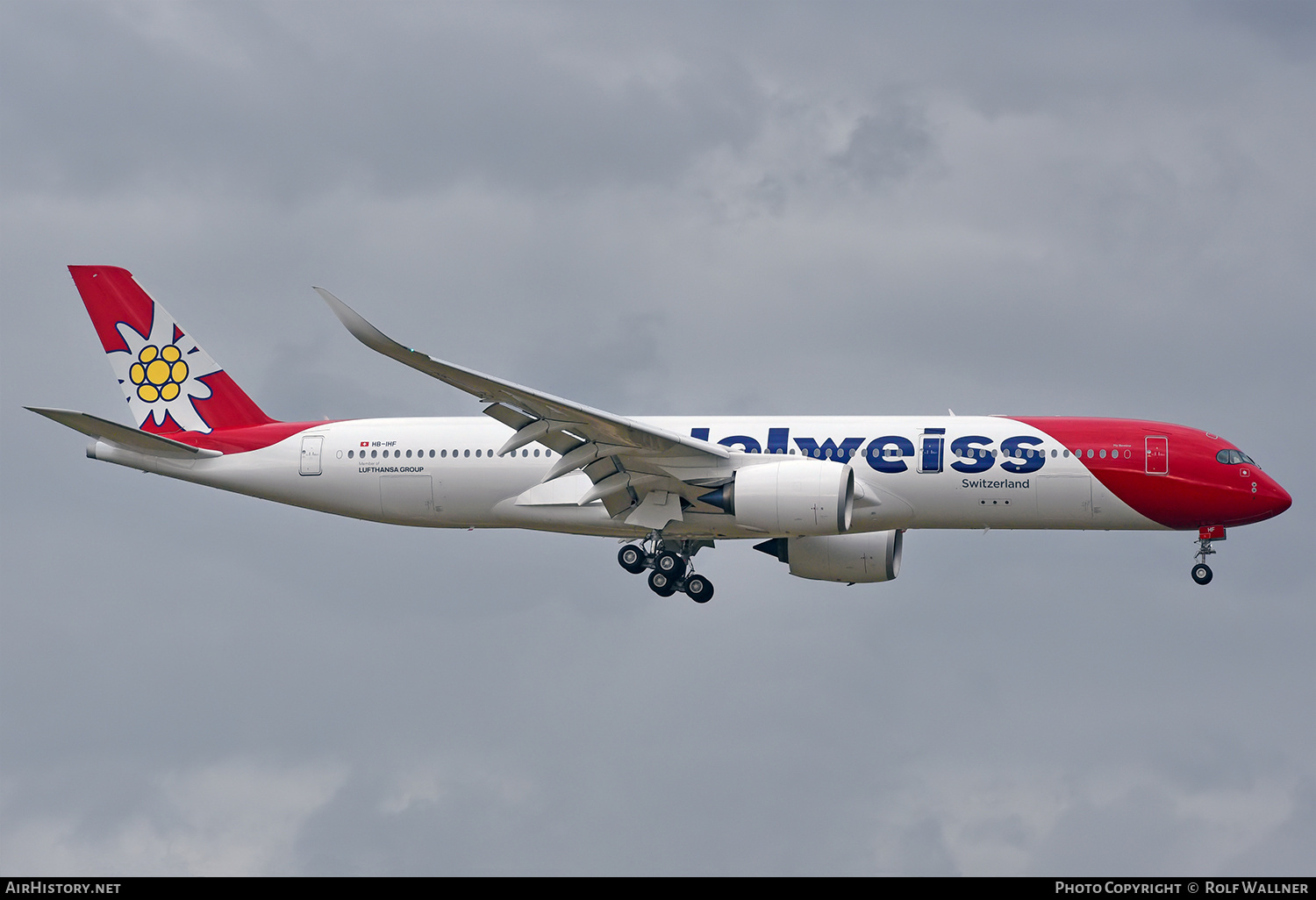 Aircraft Photo of HB-IHF | Airbus A350-941 | Edelweiss Air | AirHistory.net #788694