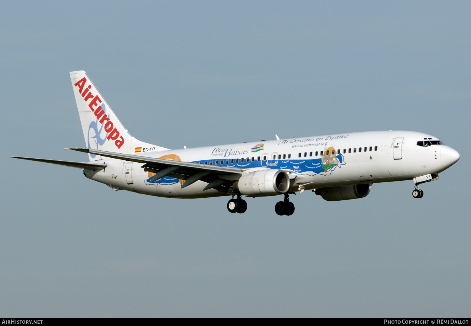 Aircraft Photo of EC-IYI | Boeing 737-883 | Air Europa | AirHistory.net #788703