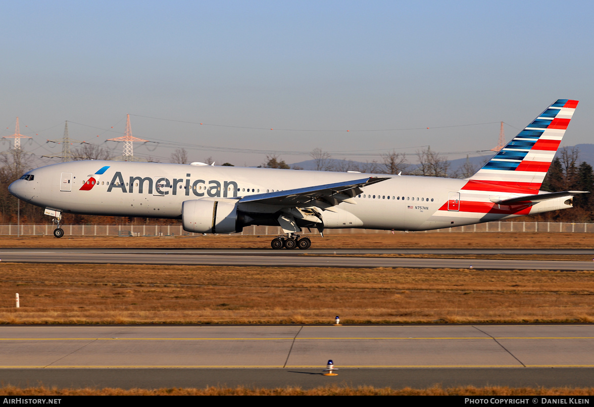 Aircraft Photo of N757AN | Boeing 777-223/ER | American Airlines | AirHistory.net #788720