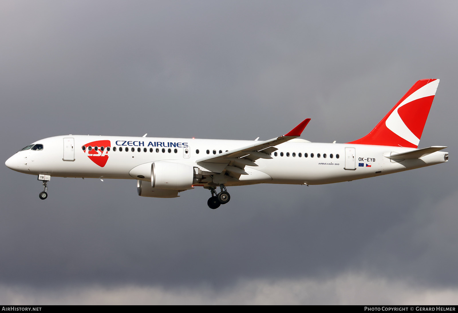 Aircraft Photo of OK-EYB | Airbus A220-300 (BD-500-1A11) | ČSA - Czech Airlines | AirHistory.net #788727
