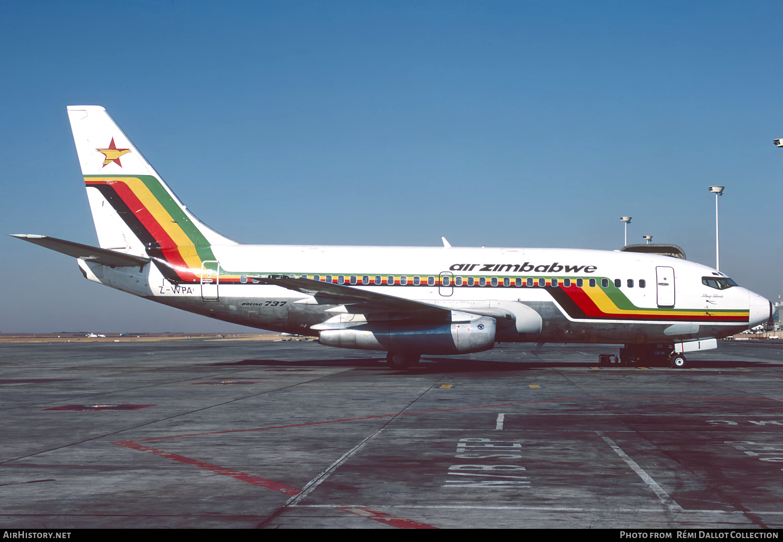 Aircraft Photo of Z-WPA | Boeing 737-2N0/Adv | Air Zimbabwe | AirHistory.net #788740