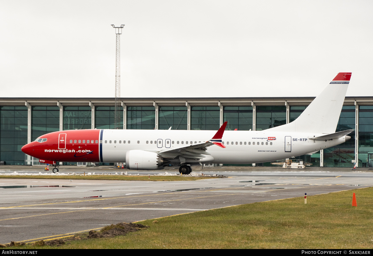 Aircraft Photo of SE-RTP | Boeing 737-8 Max 8 | Norwegian | AirHistory.net #788773