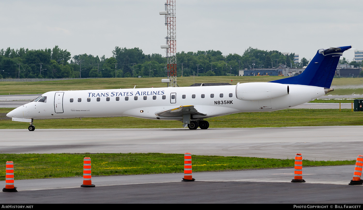 Aircraft Photo of N835HK | Embraer ERJ-145LR (EMB-145LR) | Trans States Airlines | AirHistory.net #788842