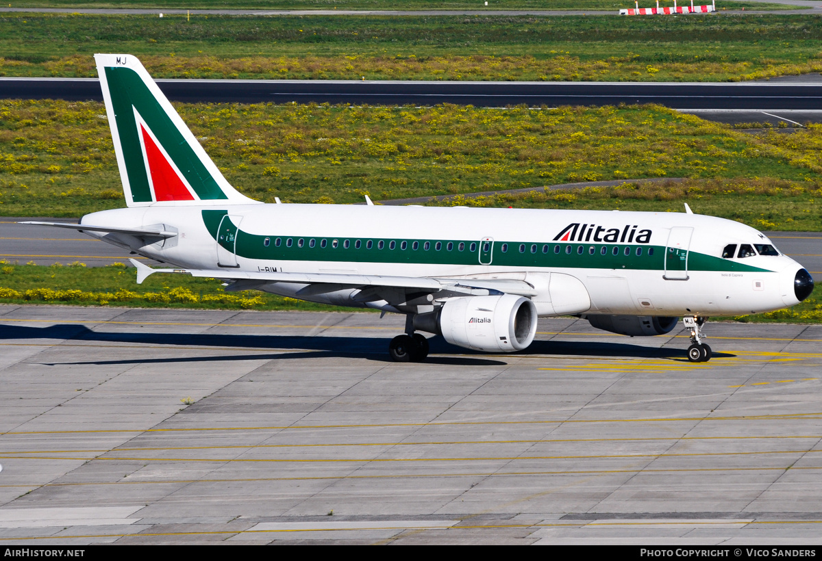 Aircraft Photo of I-BIMJ | Airbus A319-112 | Alitalia | AirHistory.net #788863