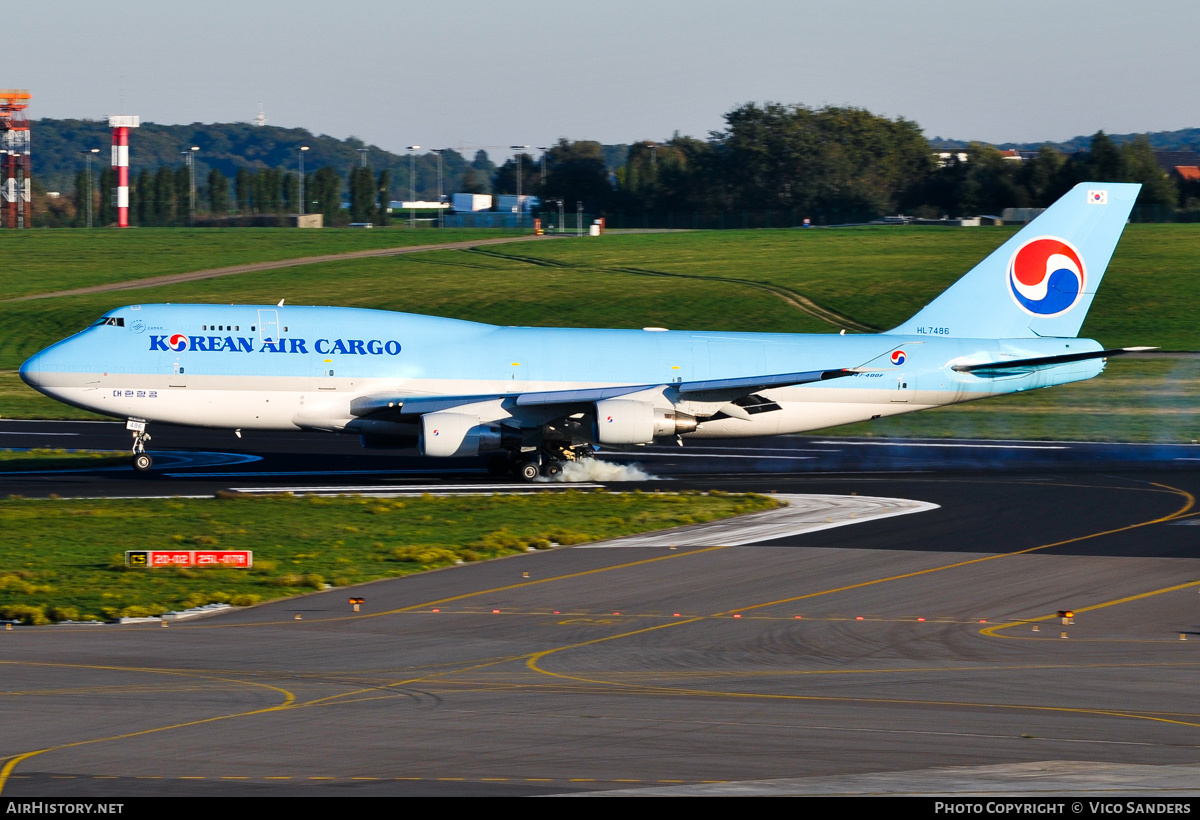 Aircraft Photo of HL7486 | Boeing 747-4B5(BCF) | Korean Air | AirHistory.net #788873