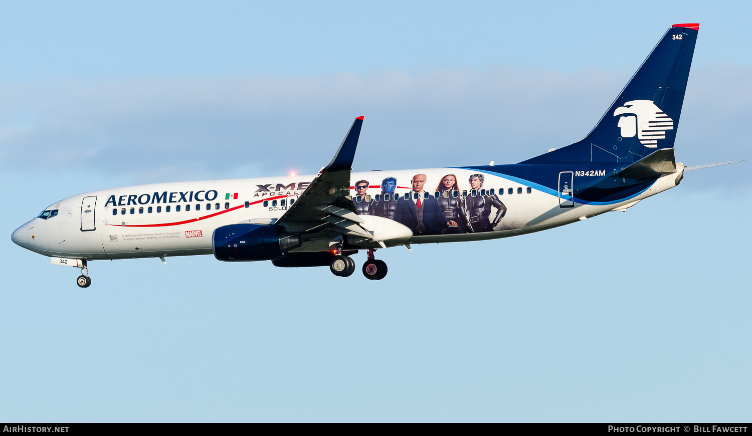 Aircraft Photo of N342AM | Boeing 737-8Z9 | AeroMéxico | AirHistory.net #788876